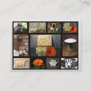 Halbmond-Ziegen-Seifen-Visitenkarte Visitenkarte