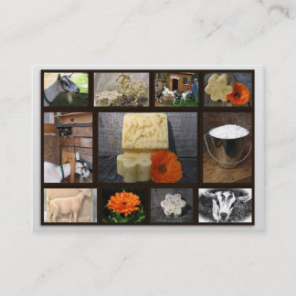 Halbmond-Ziegen-Seifen-Visitenkarte Visitenkarte