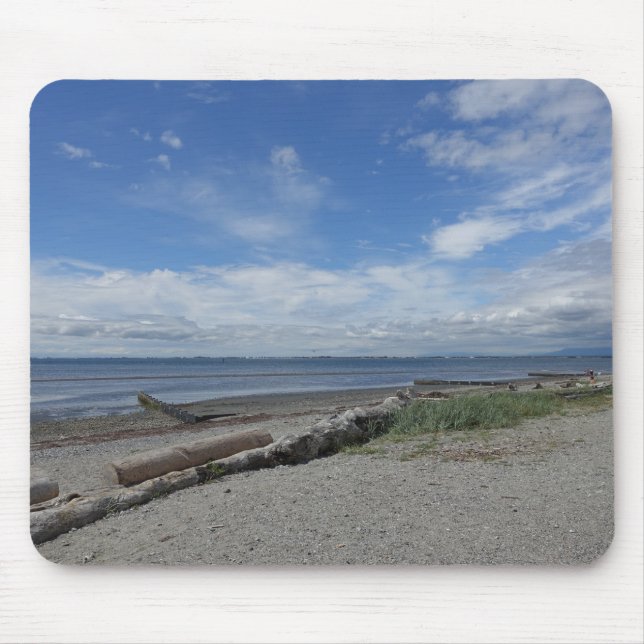 Halbmondförmiger Strand bei White Rock Mousepad (Vorne)
