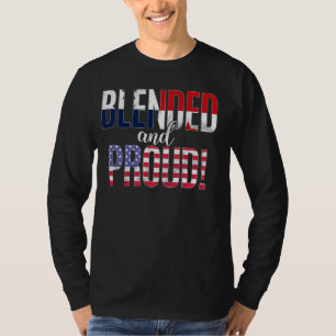 Halbpanamaische Hälfte der panamaischen Staatsange T-Shirt
