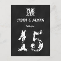 Halbpension Rustikale Hochzeitkarte Tischnummer