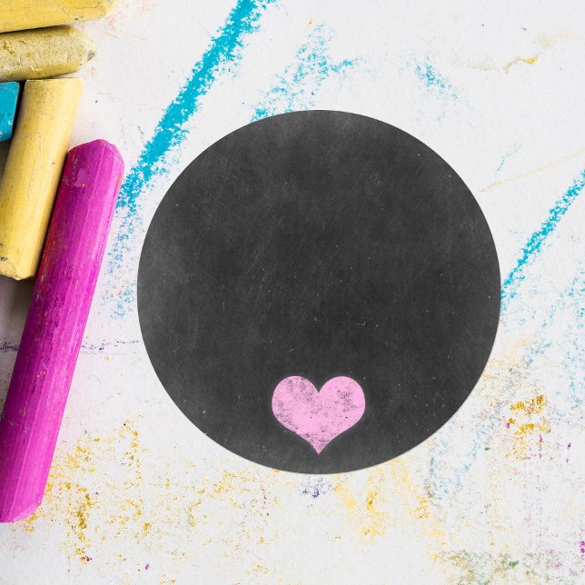 Halbpension Rustikales Shabby Chic Rosa Kopfhaut H Runder Aufkleber (Von Creator hochgeladen)