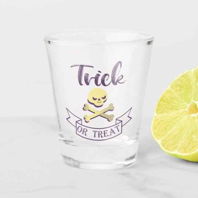 Halbränder Schnapsglas (Vorderseite)