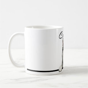 Halbrealistischer Siberian Husky Vollumwicklung 11 Kaffeetasse