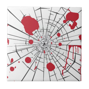 halbröckiges Glas Fliese