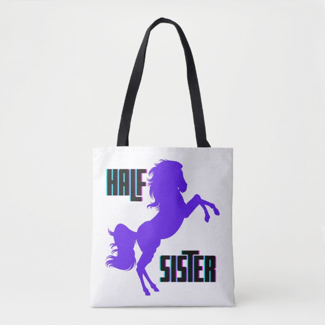 Halbschwester Lila Pony Geschwister (Vorderseite)