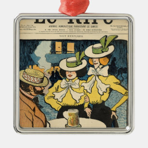 Halbschwestern Ornament Aus Metall