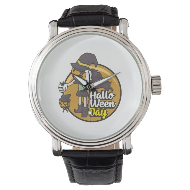 Halbtag Armbanduhr (Vorderseite)