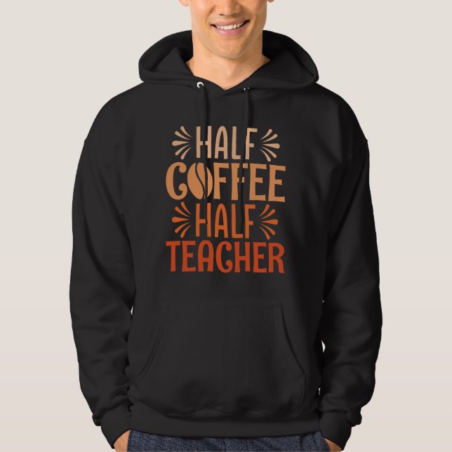 Halbtagslehrer Hoodie (Vorderseite)
