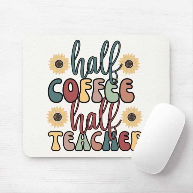 Halbtagslehrer Mousepad (Mit Mouse)