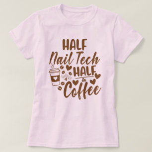 Halbtagsunterricht, Halbtagskaffee, Niedlicher Kaf T-Shirt