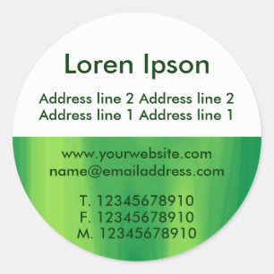 Halbtextur und Weiß 07 Business / Profil Runder Aufkleber