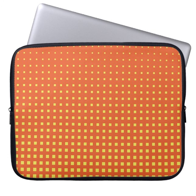 Halbton-Hintergrund. Comic-Stil. Abstrakte Geometr Laptopschutzhülle (Vorderseite)
