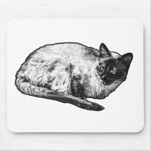 Halbton-Muse, festlicher Schreibtisch Mousepad
