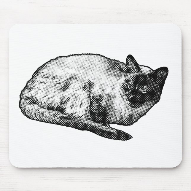 Halbton-Muse, festlicher Schreibtisch Mousepad (Vorne)