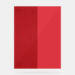 Halbton Tomato Red Acrylic Sign - Anpassbar Acrylschild