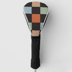 Halbton-Vintage-Karomuster  Golf Headcover