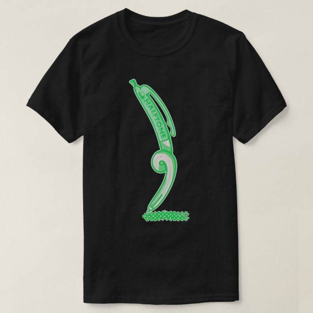 Halbtöne GRAPHISCHES DESIGN T-Shirt (Design vorne)