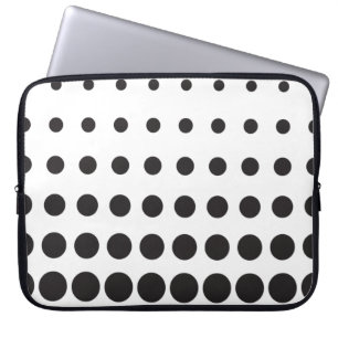 Halbtonmuster Punkt modernes Retro Laptopschutzhülle