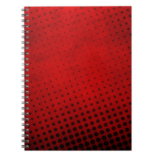 Halbtonmusterhintergrund Notizblock