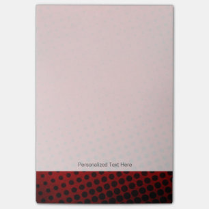 Halbtonmusterhintergrund Post-it Klebezettel