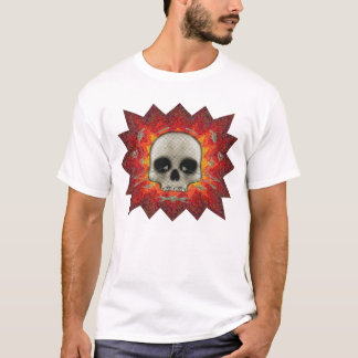 Halbtonschädel u. Explosion: T - Shirt