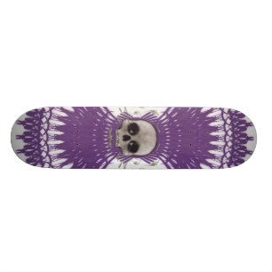 Halbtonschädel u. Radialgraphiken: Skateboard