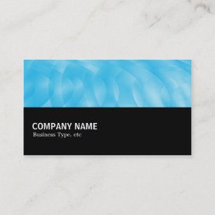 Halbweg 0112 - Blaue Kurven Visitenkarte