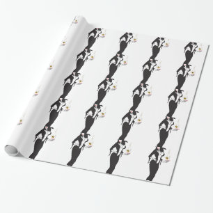 Halbweinwölfe Geschenkpapier