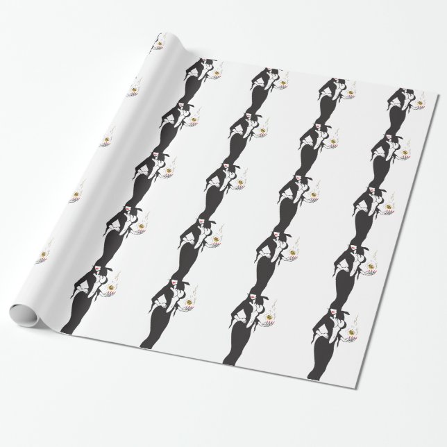 Halbweinwölfe Geschenkpapier (Ungerollt)