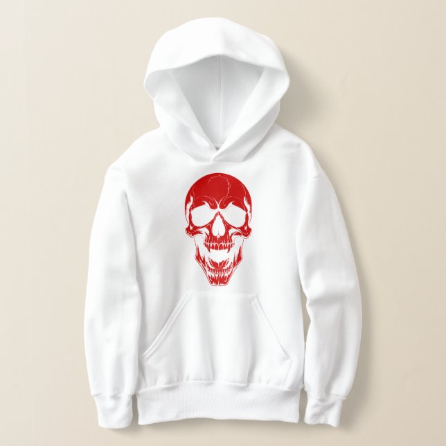 Halbwunder untoter Vampirschädel beängstigender Mo Hoodie (Ablage )