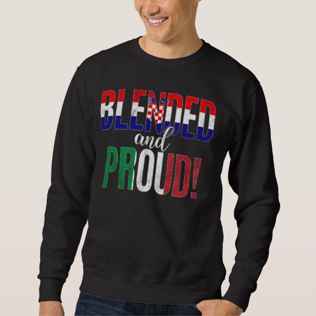 Halbzeit der kroatischen Halbzeit I Sweatshirt (Vorderseite)