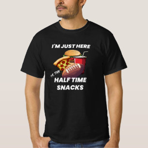 Halbzeit Snacks Football Fan T - Shirt Design