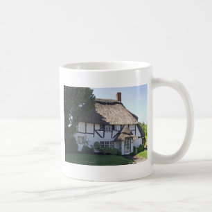 Halbzeitgedrossene Hütte Kaffeetasse