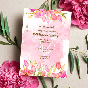 Haldi Kumkum Zeremonie Einladung