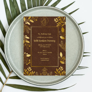 Haldi Kumkum Zeremonie Einladung