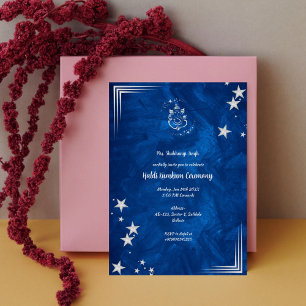 Haldi Kumkum Zeremonie Einladung