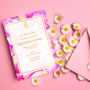 Haldi Kumkum Zeremonie Einladung
