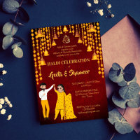 Haldi Mehndi Sangeet Indischer Hochzeitmaroon gelb