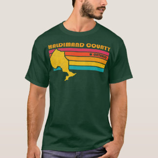 Haldimand Landkreis Ontario Kanada Vintag gestört T-Shirt