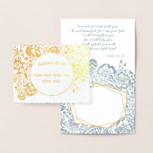 Hale Dusty Blue Religious Christlich Beileid Folienkarte