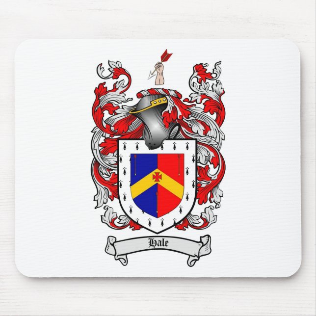 HALE FAMILIENWAPPEN - HALE WAPPEN MOUSEPAD (Vorne)