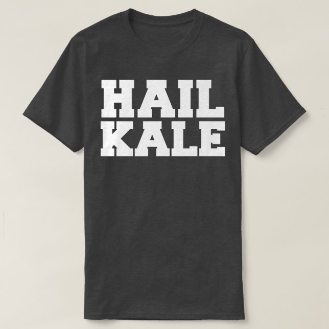 Hale Kale Funny Vegan Vegetarian Herbivore Feinsch T-Shirt (Design vorne)