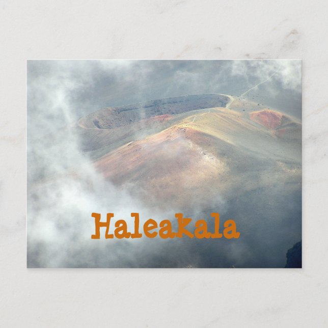 "HALEAKALA IN THE CLOUDS" POSTCARD POSTKARTE (Vorderseite)