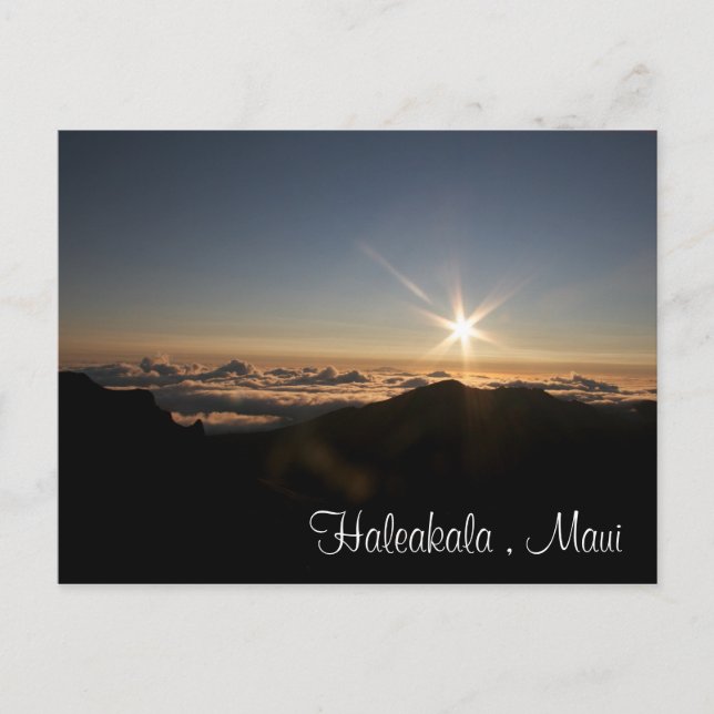 Haleakala Maui Postkarte (Vorderseite)