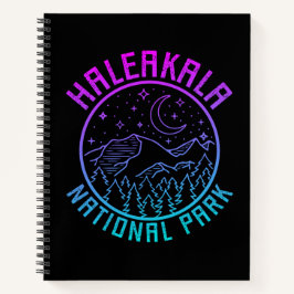 Haleakala National Park Hawaii USA Gradient Notizbuch