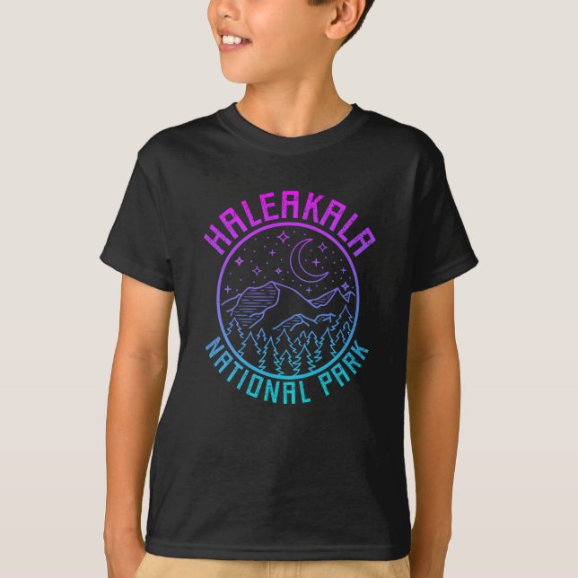 Haleakala National Park Hawaii USA Gradient T-Shirt (Vorderseite)