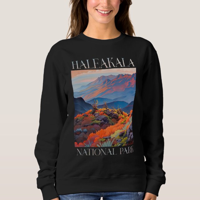Haleakala National Park Maui Hawaii Nature Hiking  Sweatshirt (Vorderseite)
