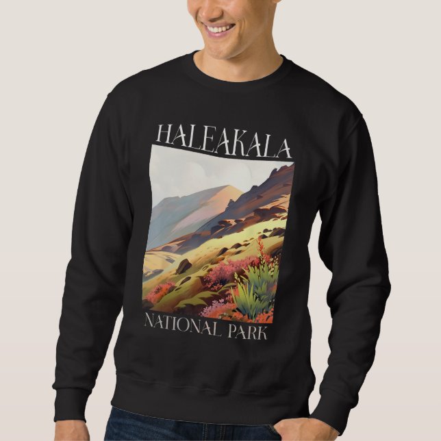 Haleakala National Park Maui Hawaii Nature Hiking  Sweatshirt (Vorderseite)