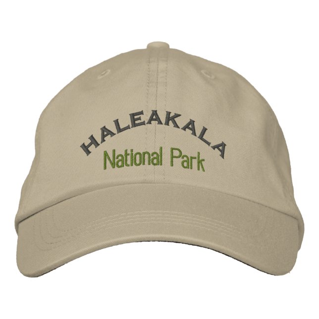 Haleakala-Nationalpark Bestickte Baseballkappe (Vorderseite)